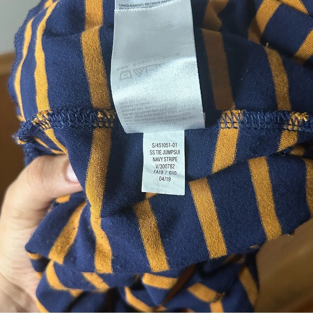 Old Navy Orange and Blue Jumpsuit Crew Neck Casual - Picture 8 of 8